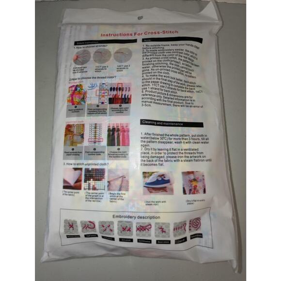 Streetscape Cross Stitch Kit 15 3/4" x 19 1/2" Funxvoot -022402 - Picture 3 of 3